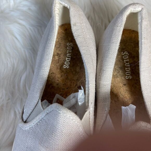 Soludos Tan Bulldog Espadrilles Sz 10 - Picture 6 of 7